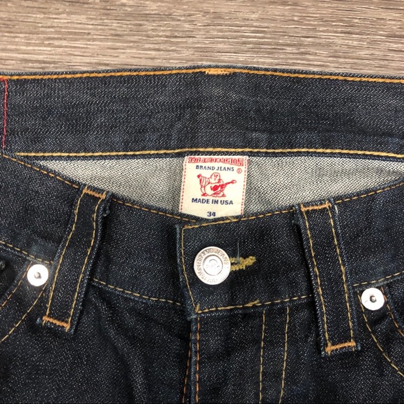 Men’s True Religion Dark Denim Jeans - Picture 4 of 4